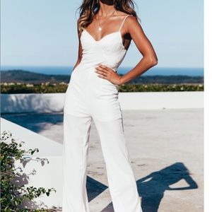 Hello Molly The Swing White Jumpsuit
